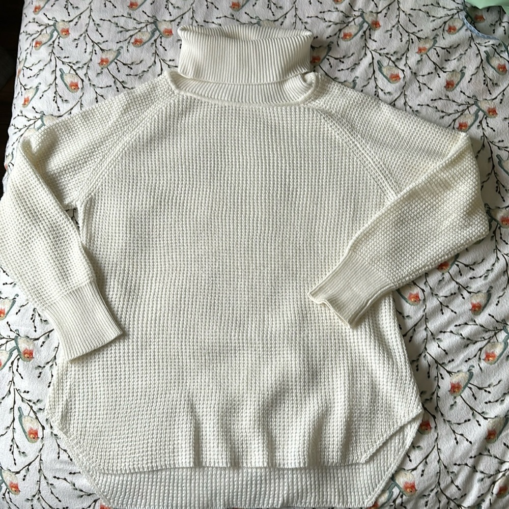 White Turtleneck Sweater